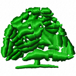 Flowers And Tree Embroidery Design 1 Flowers And Tree Embroidery Design 1
